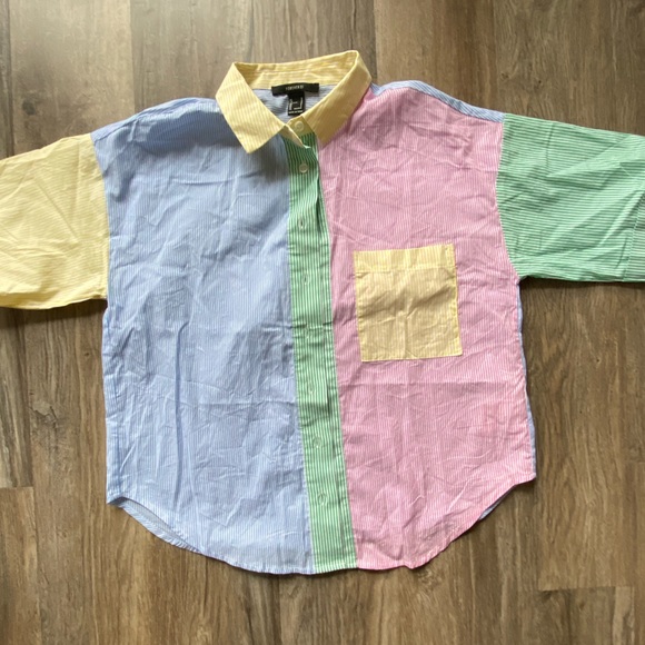 Forever 21 Tops - Forever 21 Collared Button Down Top